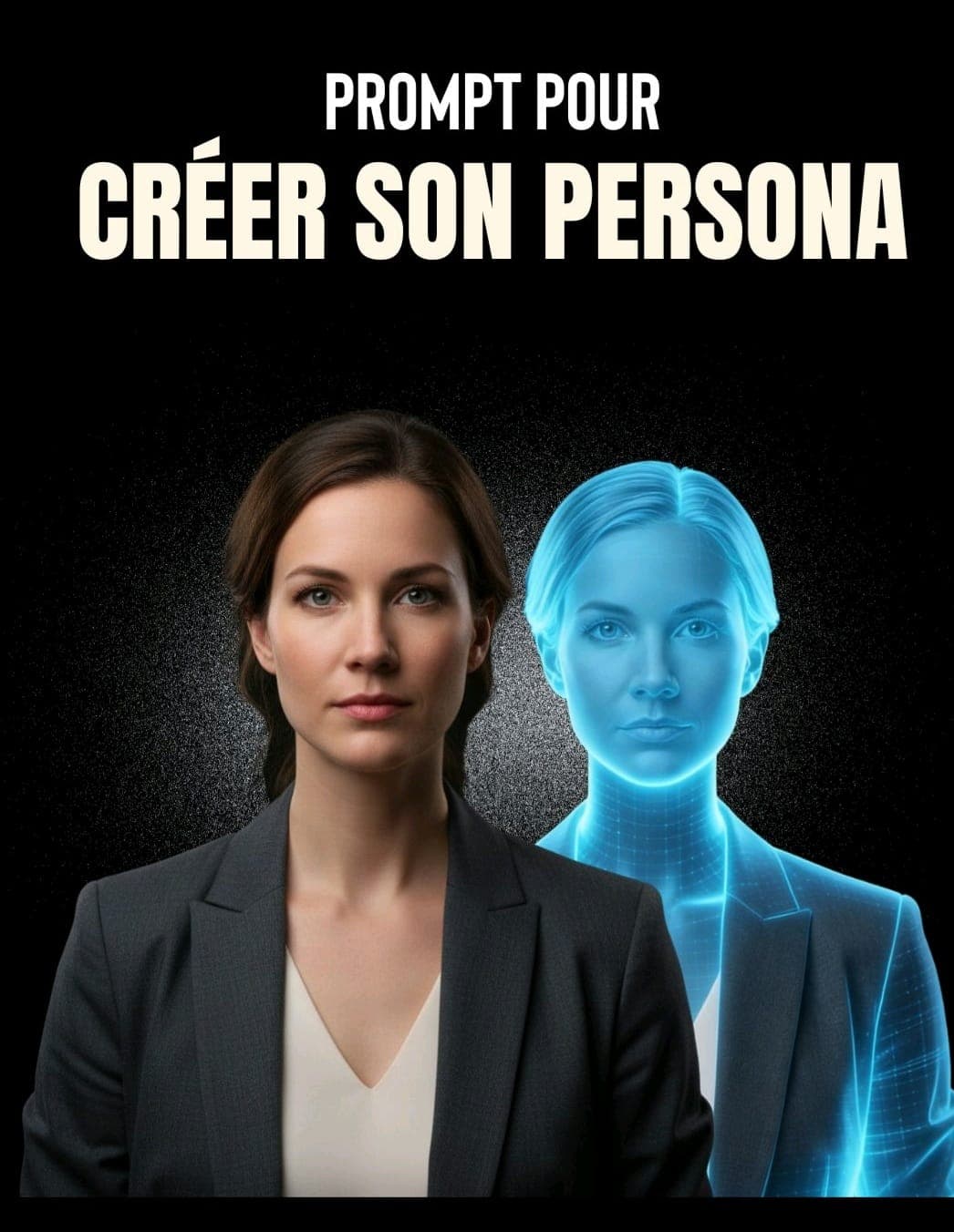 Une dirigeante et son double IA - L'intelligence artificielle amplifie l'humain